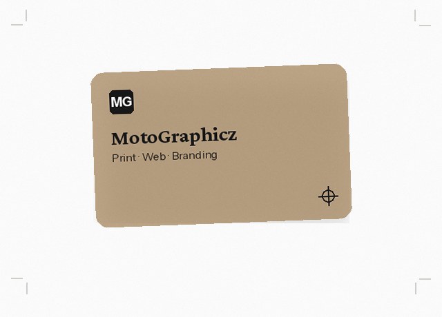 Kraft and uncoated business cards main view